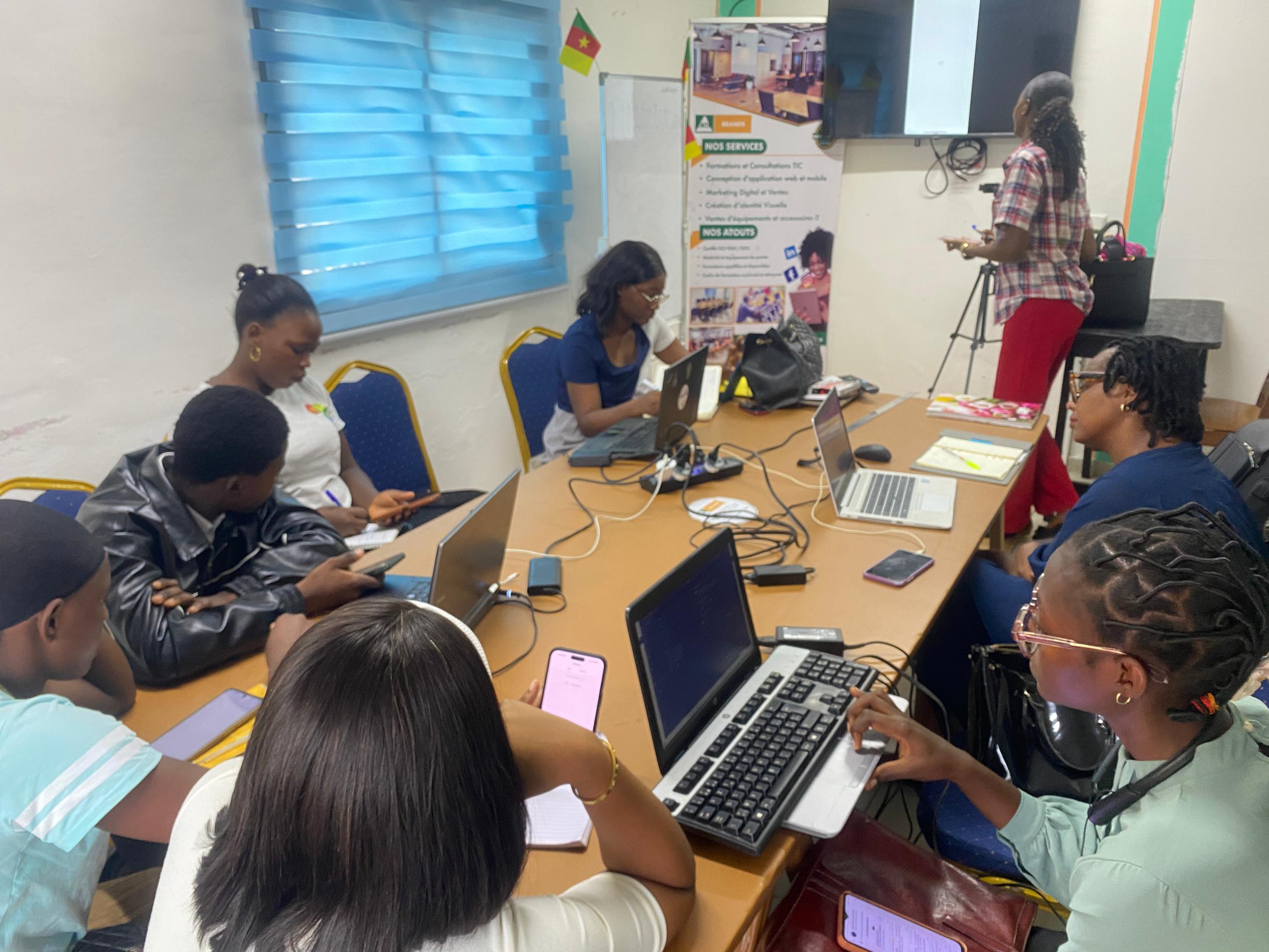 Participants in a CSL Brands digital marketing training session
